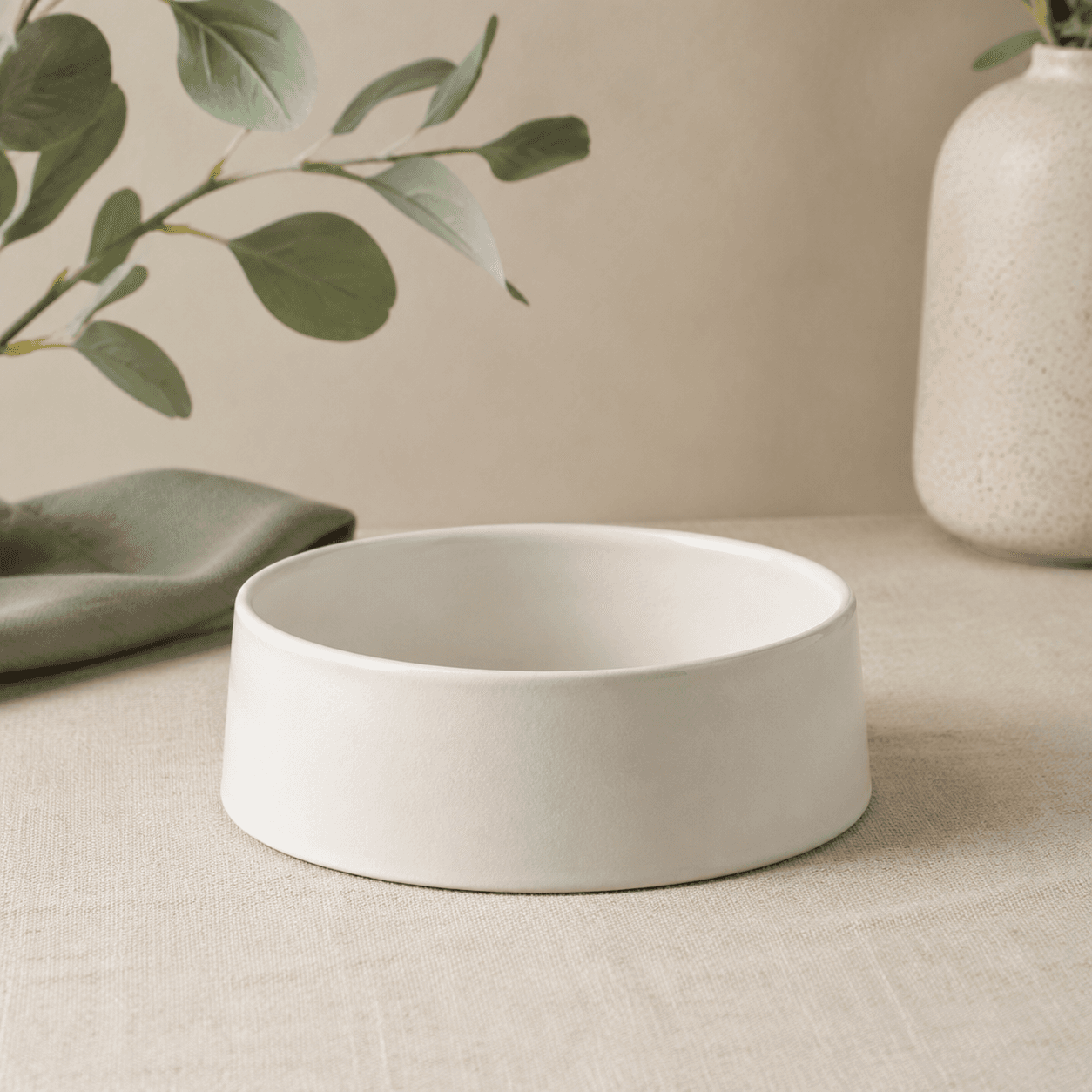 Ceramic White Bowl
