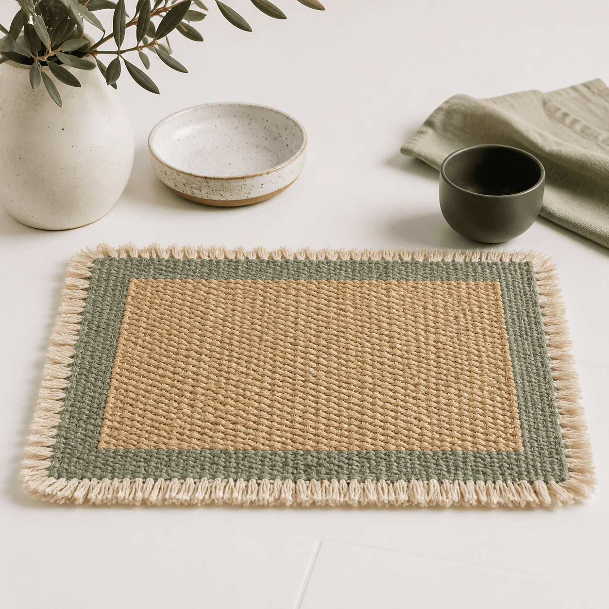 Woven Jute Mat